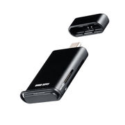 サンワサプライ UHS-II対応 USB Type-C カードリーダー ブラック ADR-