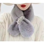 ストール スカーフ マフラー レディース モコモコ ふんわり 可愛い 無地 厚手  2021秋冬新作