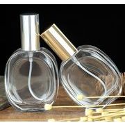 香水瓶 50ml ガラス製 スクリューキャップ 空ボトル 携帯用 詰め替え スプレーアトマイザー