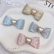 新入荷 蝶結び デコパーツ 生地 パッチ 刺繍アップリケDIY ヘアアクセサリーバッグ装飾 貼り付けパーツ