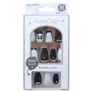 【コスメ雑貨】ネイルチップ ファンシーシリーズ MARBLE WHITE