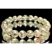 【１点物】キラメキ内包◇アルーシャ産 フェルドスパー(オリゴクレース) 9.5mm ブレスレット _MA8137