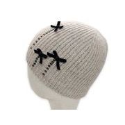 アルパカウールリボン×STUDSバルーンビーニー 22501