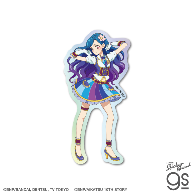 アイカツ！ ホログラムステッカー 風沢そら アイドル アニメ 可愛い