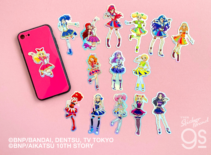 アイカツ！ ホログラムステッカー 風沢そら アイドル アニメ 可愛い