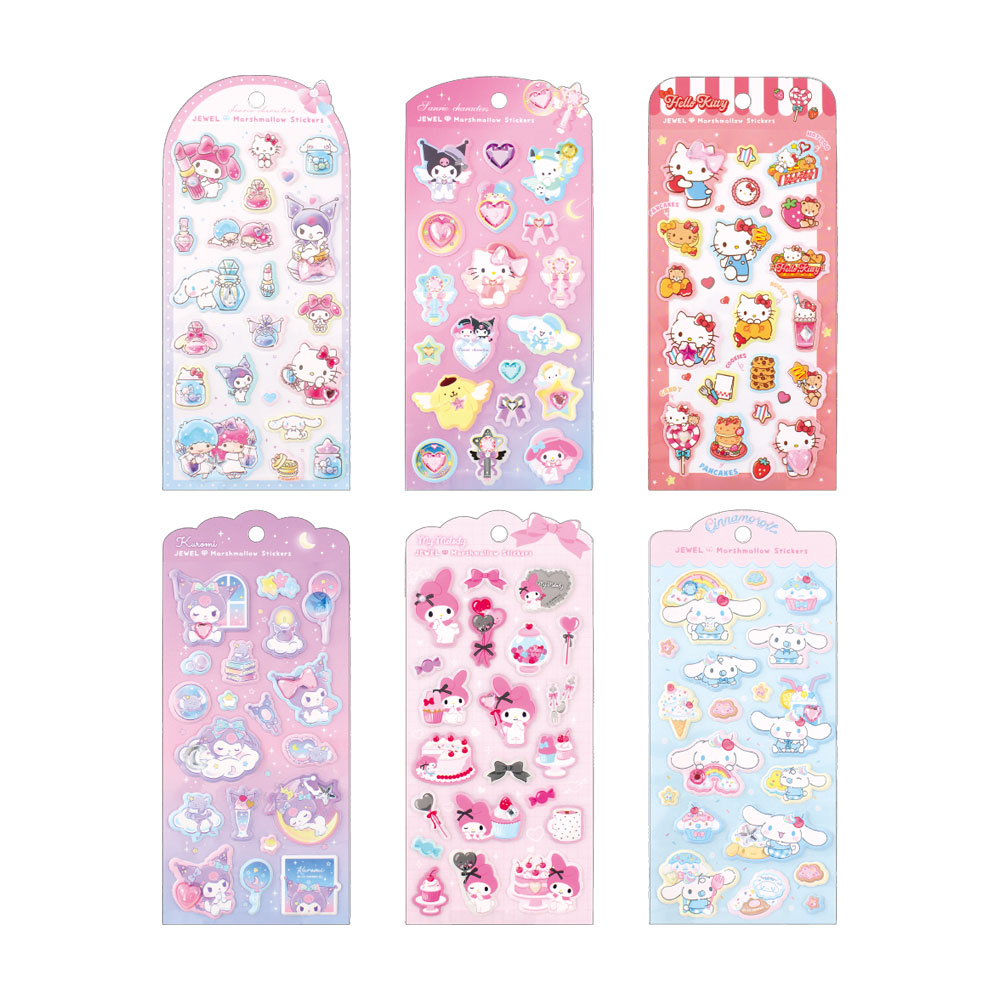 4月末】SR-5562001HK サンリオ ジュエルマシュマロステッカーズ ハローキティ | 卸売・ 問屋・仕入れの専門サイト【NETSEA】