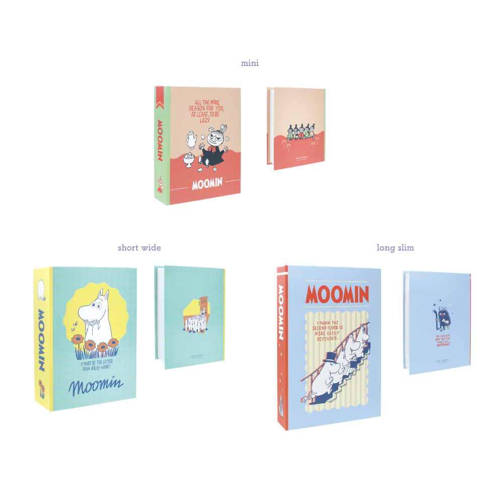 むーみんページ 1月予定】MO-5545410MN ムーミンブック型ボックス color of