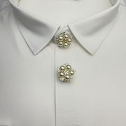 マルチクリップ レトロ 襟 袖 スカーフ 留め金 レディース 人気