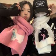 マフラー  スカーフ  肩掛け ストール 毛糸 防寒