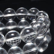 ブレス　天然水晶＜ブラジル産＞　AAA＋ランク　丸約14mm　山梨研磨