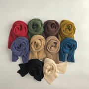 韓国風 カラーコーデ 子供マフラー 秋冬 おしゃれ 男女兼用  10色