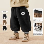 子供 防寒スポーツパンツ 厚手裏起毛 秋冬 カジュアル 男女兼用  3色  73-120cm