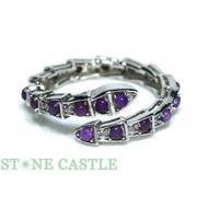 ☆一点物☆【リング】スギライト (6A) デザインリング No.04