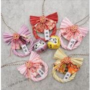 正月 〆飾り しめ飾り　水引 しめ縄リース しめ縄 正月飾り  信濃結び飾り お正月グッズ  5色