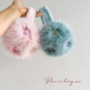 ファー耳あて レディース ふわふわ素材 女子学生向け 防寒アイテム