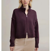 初回送料無料　ニットセーターおしゃれな長袖カーディガン上着　レディースファッション人気トレンド