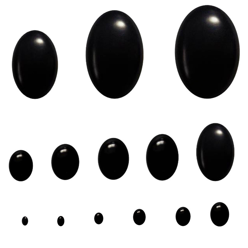 雑貨★diyモールドール用挿し楕円の目　装飾品★