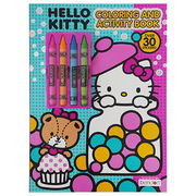 ハローキティ ぬりえ & アクティビティーブック クレヨン シール付き
