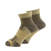 ASHITOMO WORKING SOCKS オフ＆アウトドア靴下 先丸ショート25-27cm2足組カーキ SWFS-K12