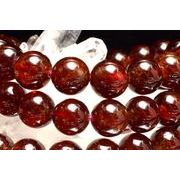 まろやか◇透過性あり オレンジガーネット 7mm ブレスレット 1個売り _BG6120-7