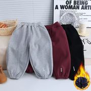 新品キッズズボン トレーナーパンツ男の子 ワイドレッグパンツ厚手　ゆったりパンツ80ｃｍ～160ｃｍ LF Y