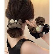 【日本倉庫即納】 シュシュ ヘアゴム パール 髪飾り