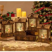 2025秋冬新作 クリスマスハウス  ライト付き クリスマスオブジェ クリスマス雑貨 家 置き物