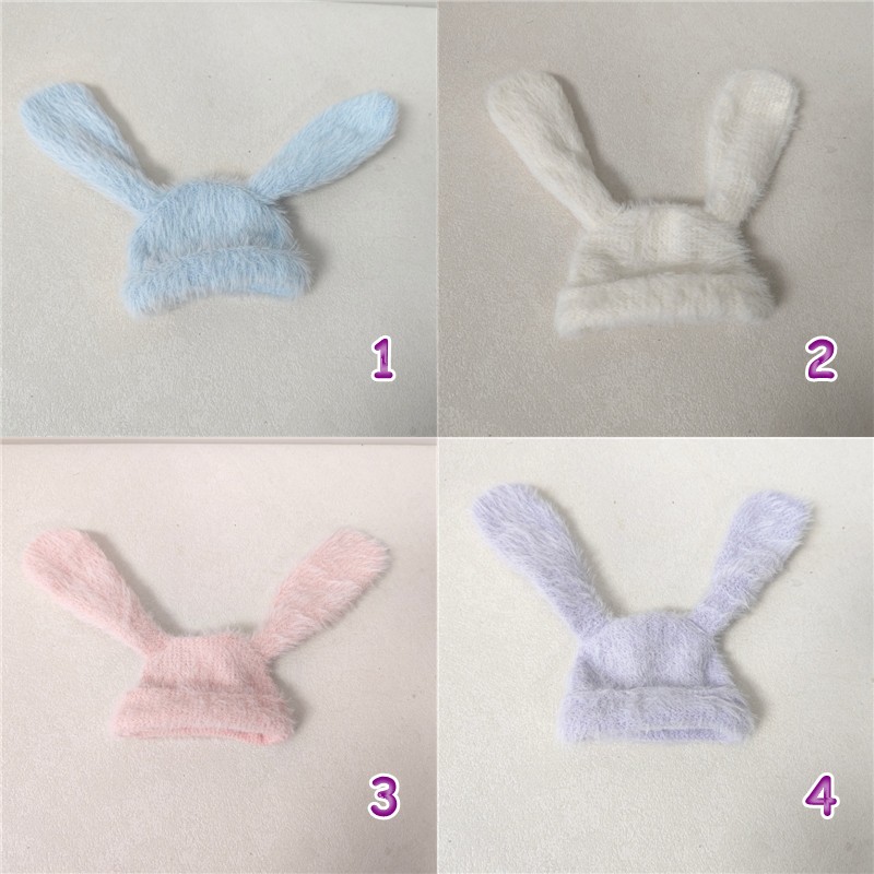 着せ替えぬいぐるみ 着ぐるみ ミニドール用 10cmぬい用 ニット帽子 兎耳