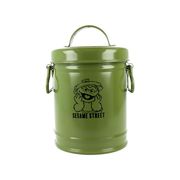 【卓上収納】セサミストリート ダストボックス型ペンスタンド グリーン