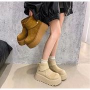 秋冬シューズ  ブーツ ショートブーツ あったかい 厚底 お出かけ