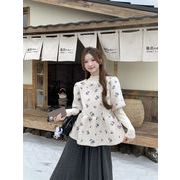 今季マストバイ     気質   おしゃれ  デザイン  ボリューム  ドールシャツ  + バーサタイル  インナー