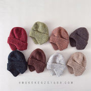 「2025」子供用★帽子★ニット★キッズ★耳カバー★暖かい★8色