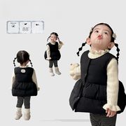 【2025秋冬新品】INS 韓国風子供服  キッズ服  トップス 厚手 ダウン ベスト 73cm-100cm