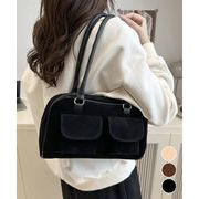 【日本倉庫即納】 ショルダーバッグ ハンドバッグスエード調