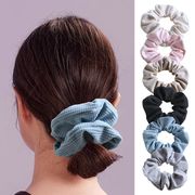 ミリタリービーズスクランチ レトロフレンチ 秋冬 かわいい  6色