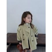 【2025秋冬新品】韓国風子供服 女の子  百掛け  トップス   トレンチコート   コート  90cm-140cm