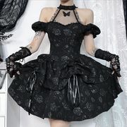 レディースワンピース 無地ワンピース パーティードレス ダンスワンピース 舞台ワンピース コスプレ