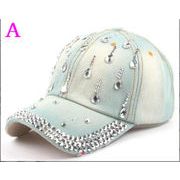 ヒップポップ帽 ダンス帽 パーティー帽 レディース帽 デニム帽 ステージハット 舞台帽子 演出帽子