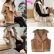 2024年冬新作　レディース服　ベスト　裏起毛　防寒　タンクトップ　アウター　M#-3XL#　3色展開