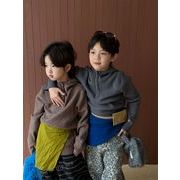 2025新作韓国子供服 ベビー服  キッズ男の子ニットトップス3色 100cm-160cm
