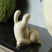 北欧風 猫 置物 セラミック 玄関 装飾品 インテリア