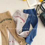 2025年新作　韓国風子供服  ボトムス　パンツ　ズボン　レギンス  80CM-130CM　３色