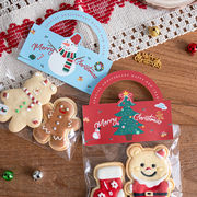 Christmas限定 DIY包装資材 飾り クリスマスハングタグ ギフトタグ ラッピング 紙タグ  merry Xmas