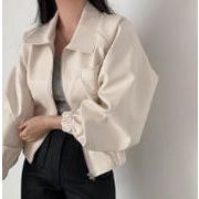 2025秋冬新作トップス レディース ジャケット PU 革ジャン レザージャケット  S-2XL