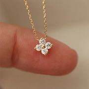 サージカルステンレスジルコニアネックレス　アクセサリー　18kコーティング　INS　金属アレルギー対応