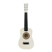 【予約商品納期】【訳あり/傷あり/塗装ムラあり】 子供用 アコースティックギター ホワイト 木製 21インチ