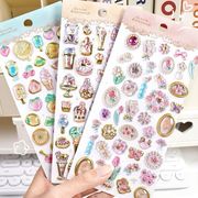 3Dステッカー 手作りDIY 子供おもちゃ 可愛いシール 立体ステッカー 粘着シールLF