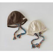INS冬新品  ベビー用　キッズ　ニット帽子　保温帽子 子供用 ハット