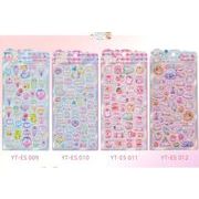 DIY用 手帳用 貼り付け スマホケース シール 可愛い 立体 泡ステッカー 装飾用 手芸用品