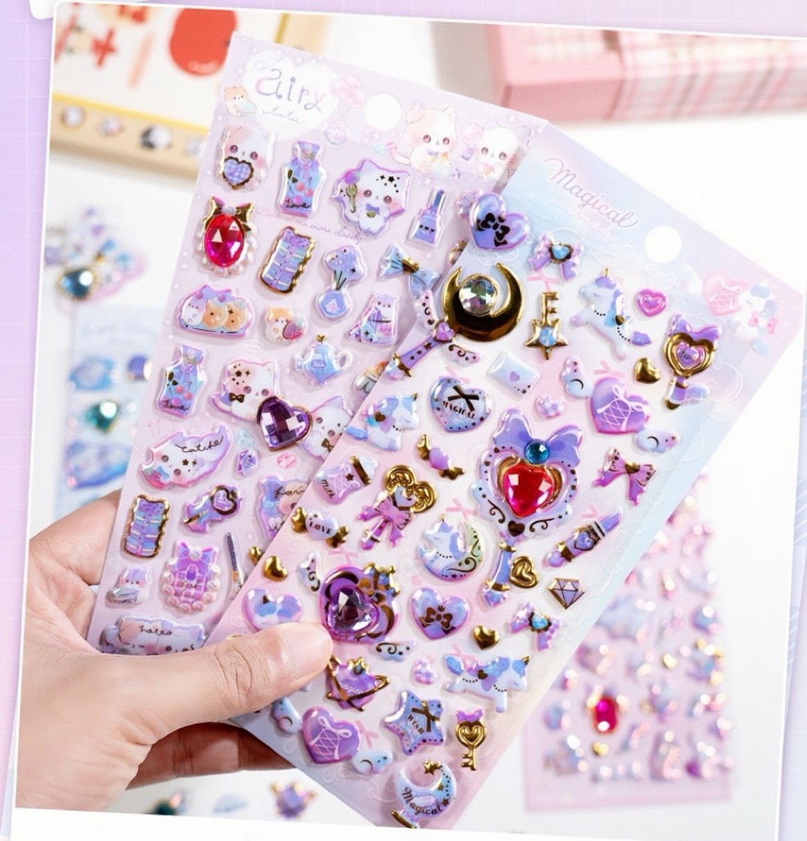 3Dステッカー 手作りDIY 子供おもちゃ 可愛いシール 立体ステッカー 粘着シールLF